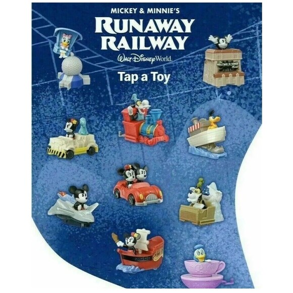 2022 McDONALD'S Disney's 50th Mickey Minnie Runaway Railway HAPPY MEAL #5 #10 - Picture 5 of 11